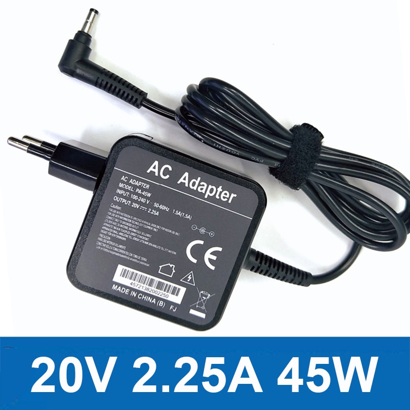 20V 2.25a 45W Ac Laptop Power Adapter Oplader Voor-Lenovo ADL45WCG ADP-45DW Ca PA-1450-55LR PA-1450-55LK Eu Plug lader