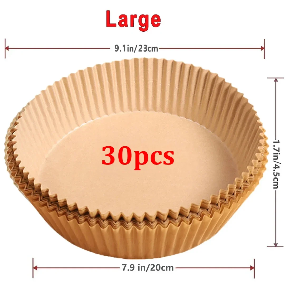 Acessórios de cozinha de ar fritadeira gadgets de cozinha utensílios de papel descartáveis pastelaria suprimentos de cozimento acessório bakeware barra de jantar: Cáqui escuro