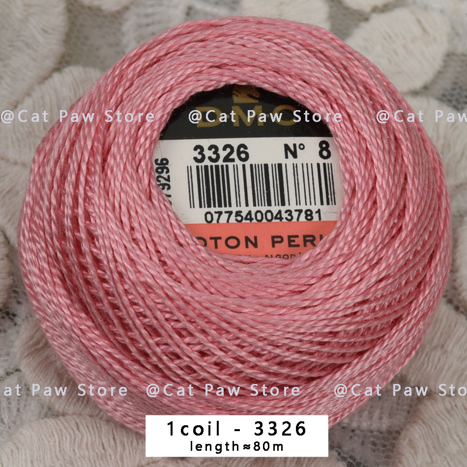 Hilos de punto de cruz DMC originales, hilo de bordar, hilo de moulina, hilo de algodón para gancho, hilo de coser, línea de ganchillo: De GREY