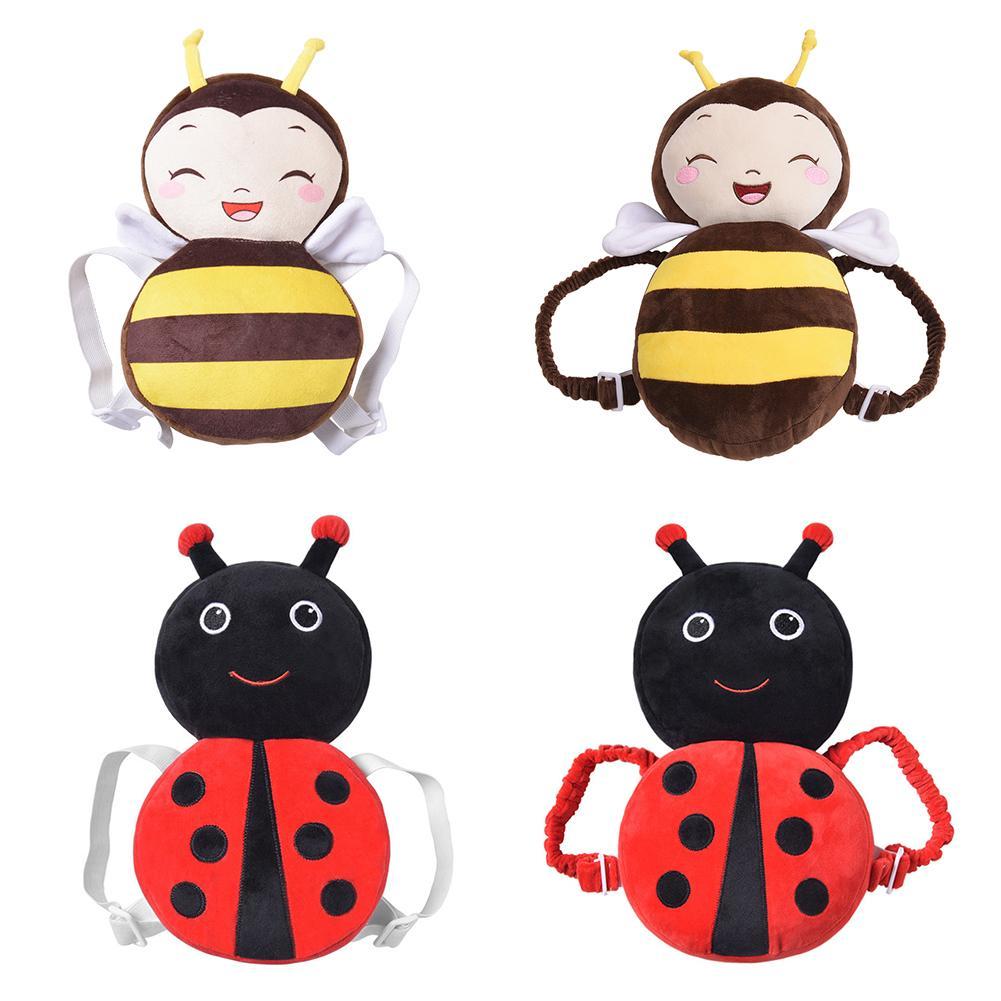 Almohada anticolisión para bebé, bonita mochila anticaída de dibujos animados, soporte de espalda suave, almohadilla de protección para la cabeza, reposacabezas