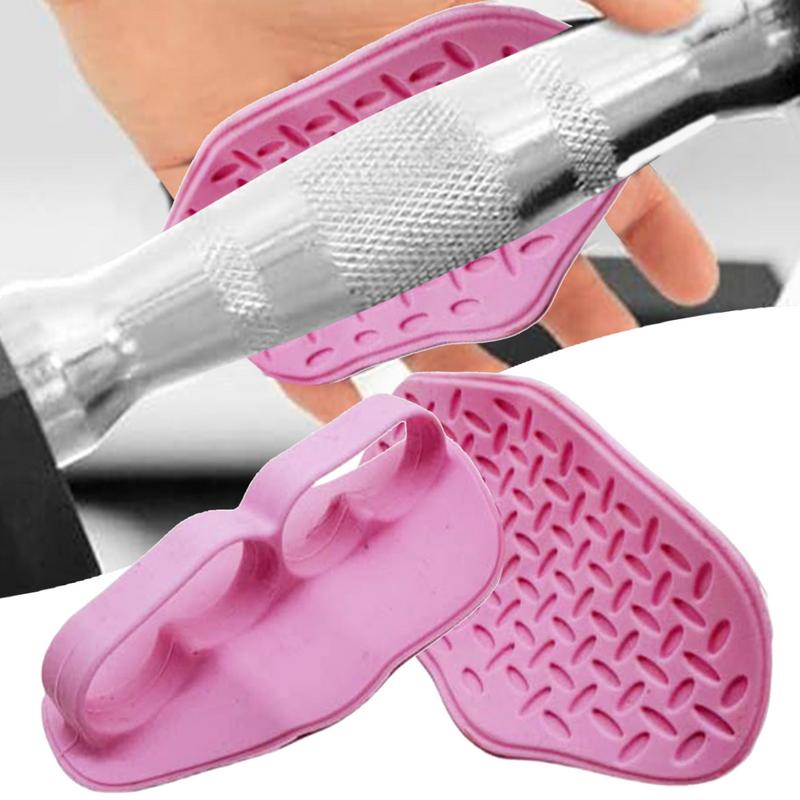 2PCS Strength Training Silicone Hand Guard Fitness Weight Lifting Wrist Guards Pull-up Hard Pull Gloves Assist Grip Assist Strap