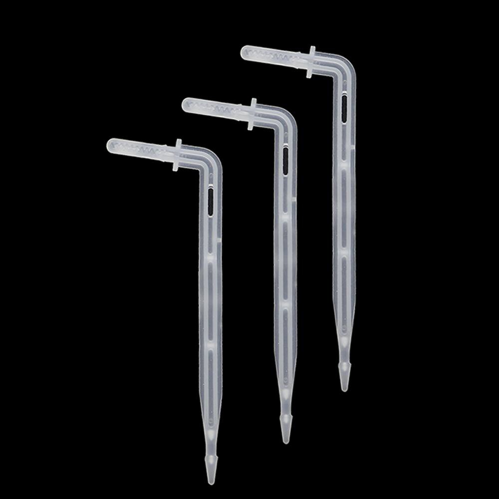 4mm Curved Arrow Dripper Garden Elbow Bend Arrows Farm Agriculture Plants Micro Drip Irrigation Drippers 200 Pcs