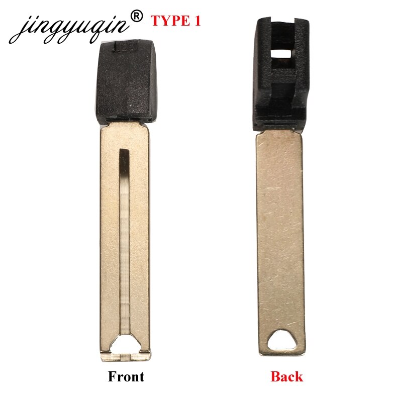 jingyuqin Smart Remote Key Insert blank Fob for Toyota Highlander Land Cruiser RAV4 Car Key Fob Uncut Blade
