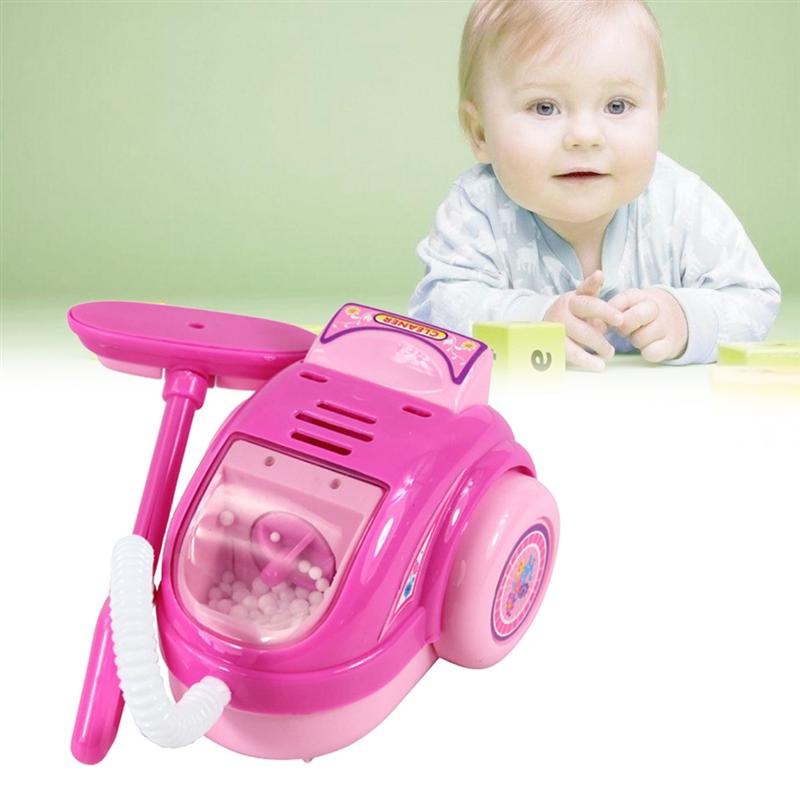 1 Pc Stofzuiger Elektrische Plastic Lichtgewicht Mini Schoonmaken Speelgoed Diy Speelgoed Educatief Speelgoed Voor Jongens Meisjes