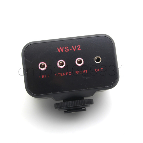 WWS-V2 2-Channel Universal Microphone Audio Adapter Mixer with Stereo & Dual Mono 3.5mm Inputs for DSLR Cameras & Camcorders