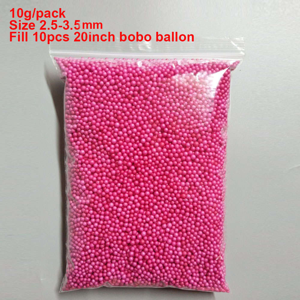 10g 2.5-3mm Foam Beads Colorful Styrofoam Beads Foam Balls Arts Crafts Party Decorations Boxes Vase Bobo Ballon Fillter: AGATE