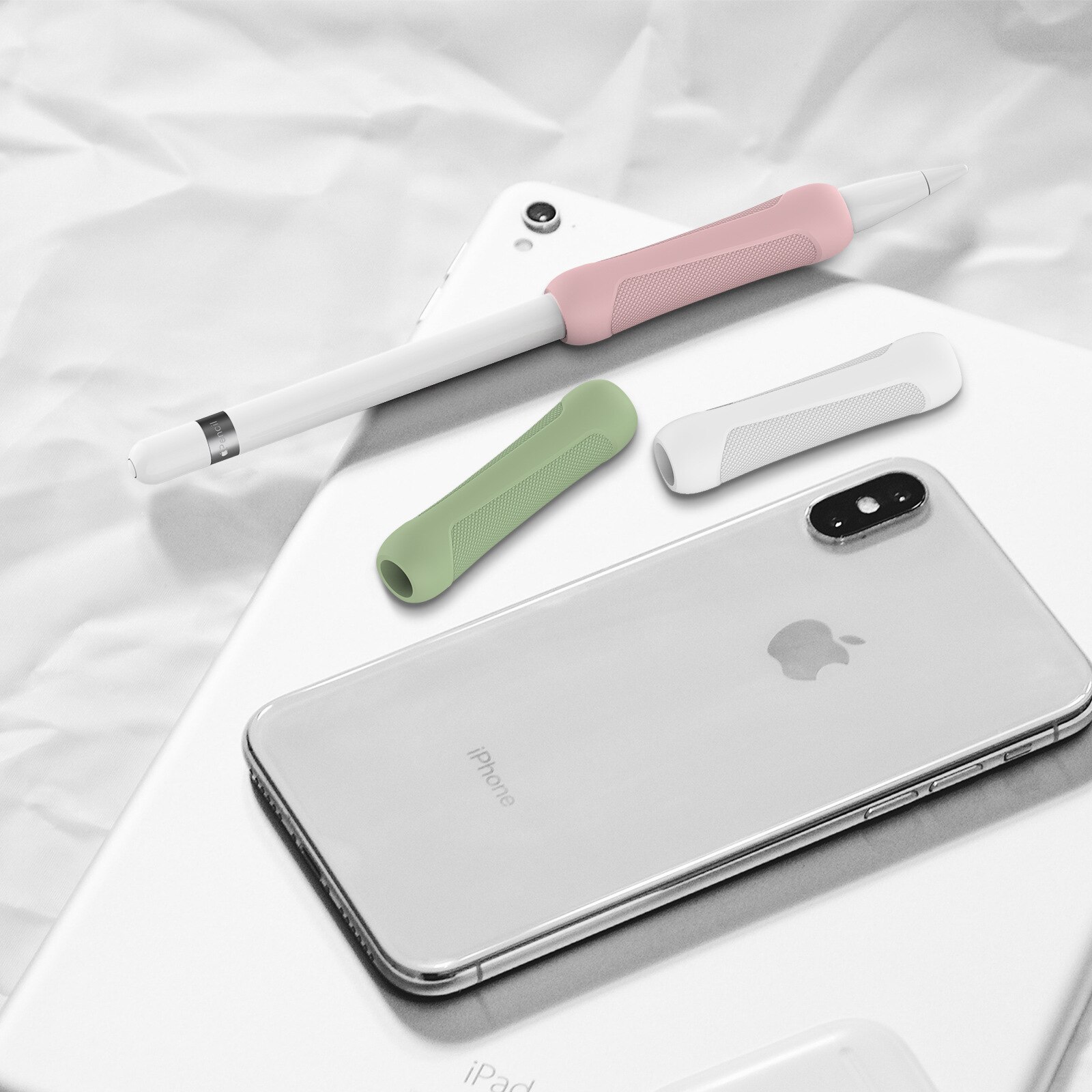 Antislip Pen Grip Beschermhoes Is Geschikt Voor Apple Stylus Apple Potlood 1/2 Generatie Siliconen Pen Grip Beschermende cover