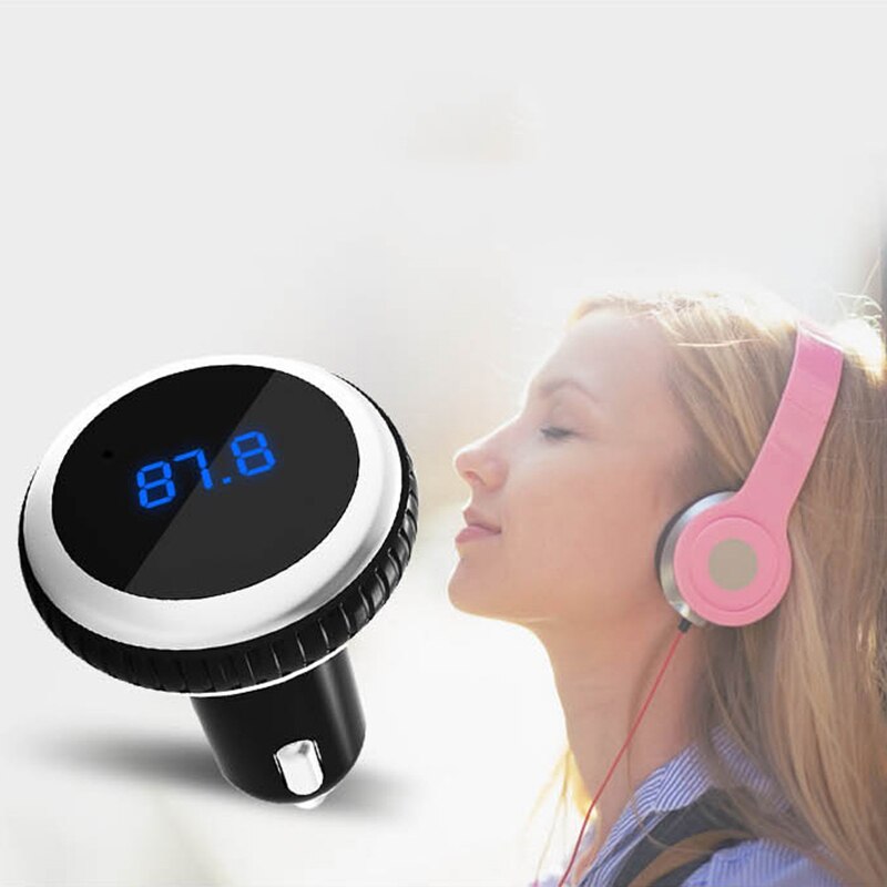Autostyling handsfree 4.0 bluetooth fm-zender modulator autokit  mp3 spelers sd-kaart ondersteuning met afstandsbediening