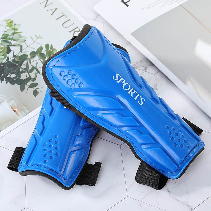 1 par de fútbol Shin guardias almohadillas de fútbol Shin guardia adulto rodilla calcetines para adultos/niños fútbol Shin Pads