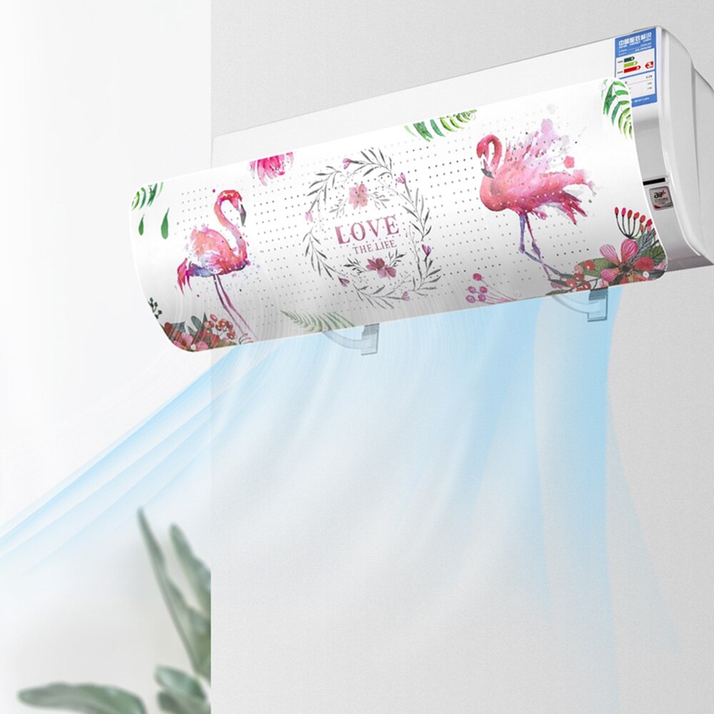 Adjustable Air Conditioning Cover Wind Deflector Windshield Air Conditioner Tools Air Baffle Shield Home Office Accessories: Crane--color