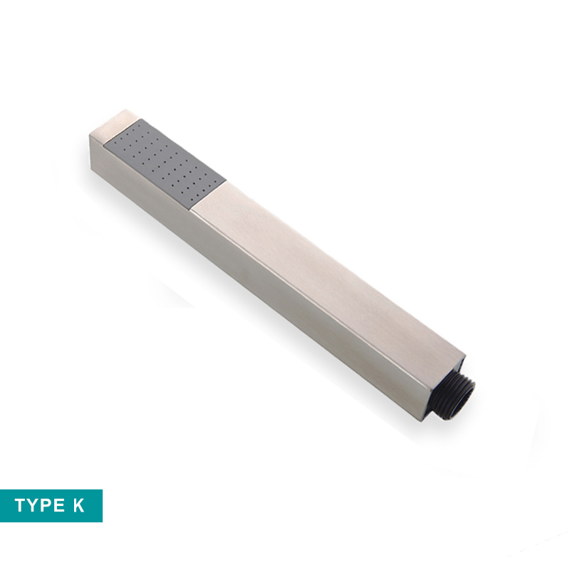 Shower Column Sliding Bar Set Matt Stainless Steel Movable Adjustable Wall Mounted with Bracket Holder Shower Bar: square shower K