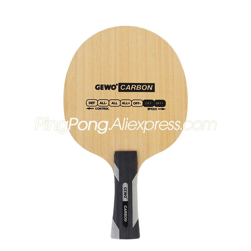 Gewo Potenza di Carbonio tennis da Tavolo lama/Racchetta (spento & spento +) originale Gewo Carbonio ping Pong pipistrello/pagaia