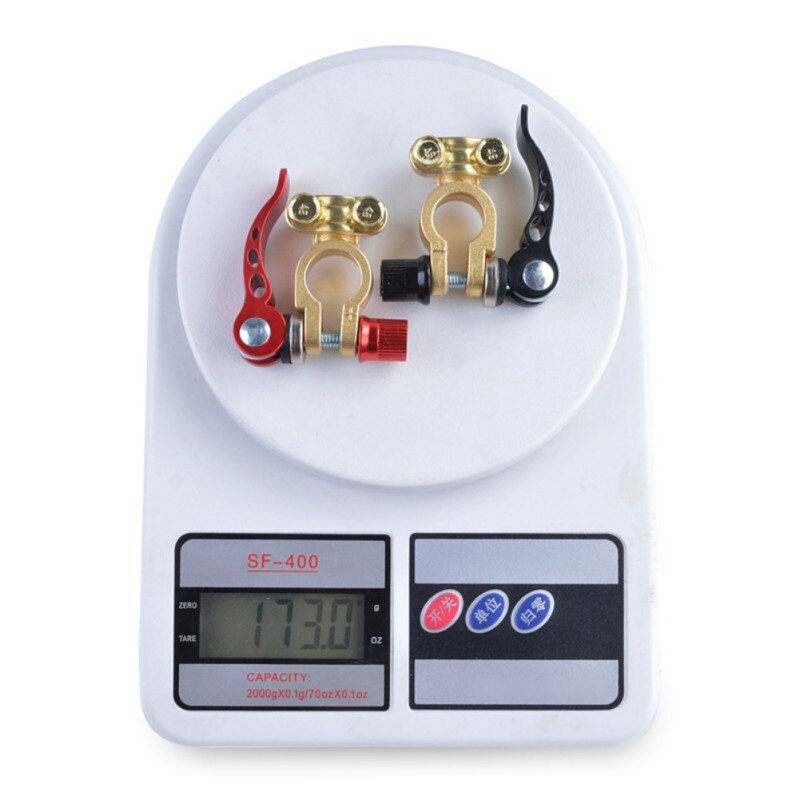 9x14 x2.5cm Pure Copper 2 Interface Battery Connector Practical Galvanized Brass Battery Connector Auto Parts #2