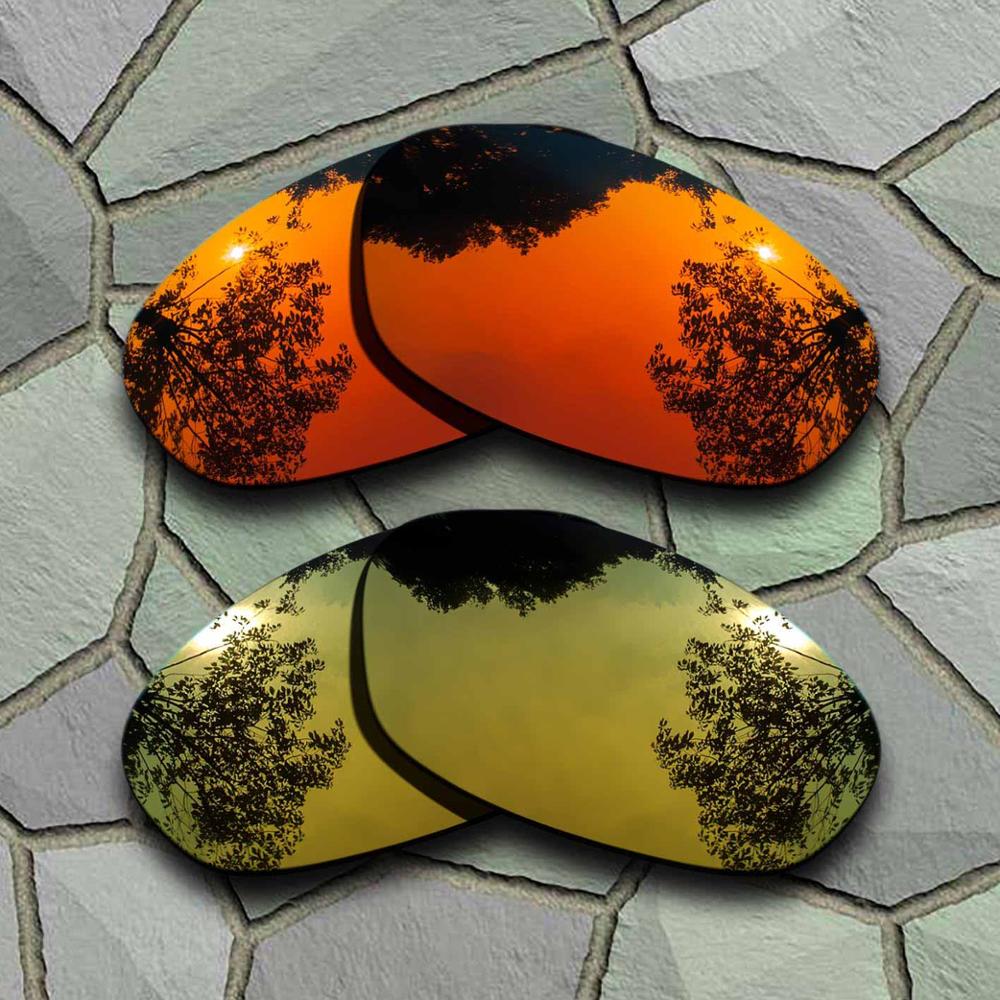 Sonnenbrille Polarisierte Ersatz Linsen für Oakley Zwanzig XX -Sorten: rot-Gelb golden