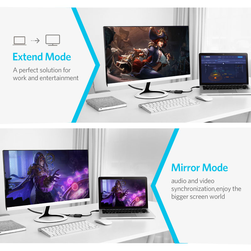 UGREEN-adaptador Mini DisplayPort a HDMI, Cable DP Thunderbolt 2, convertidor HDMI para MacBook Air 13, Surface Pro 4, Thunderbolt