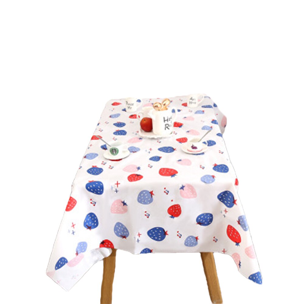 Tablecloth Oil-proof PVC Tablecloth for Dinning Room Party Family Dinner