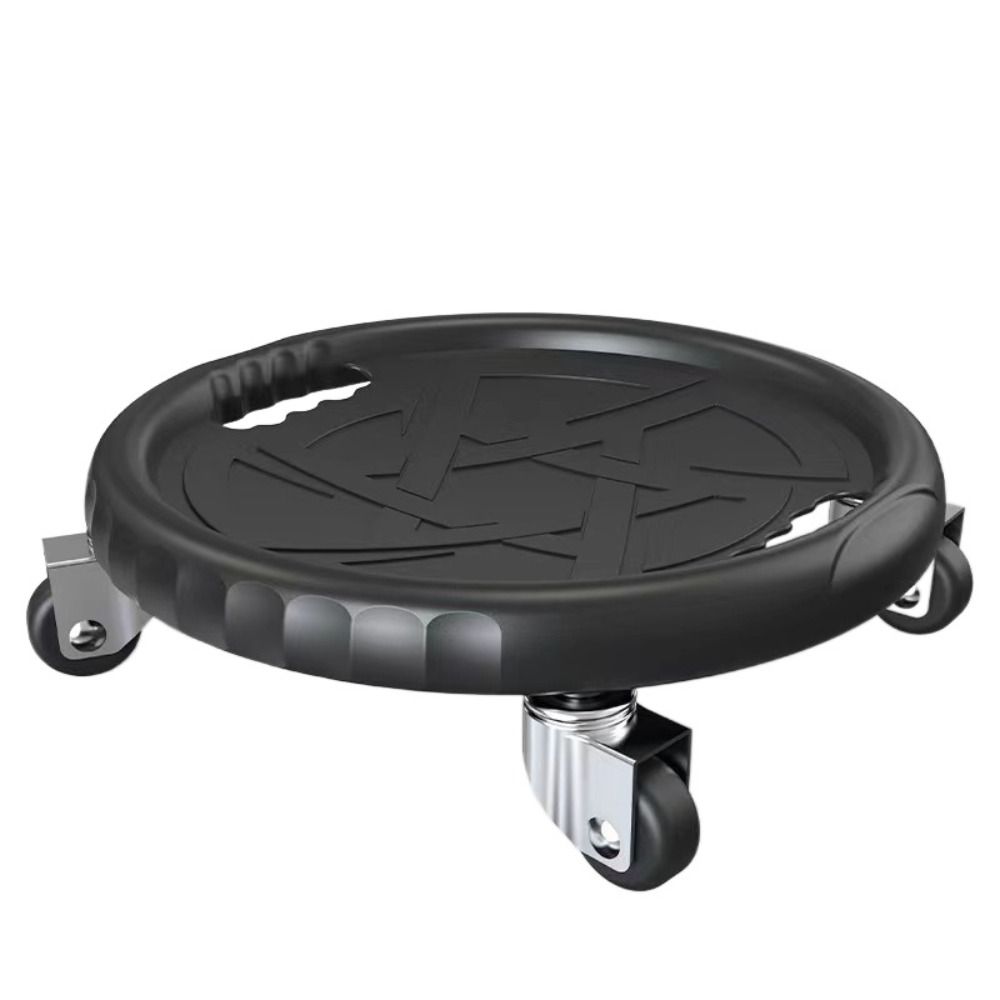 Noiseless Glide Abdominal Roller Wheel Multifunctional 4-wheel Abdominal Muscle Trainer Safety 150kg Bearing Load: Blue
