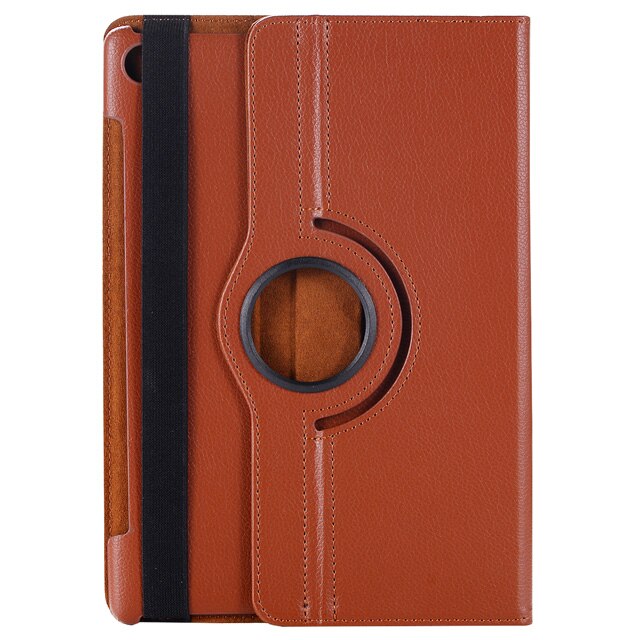 360 roterende etui til huawei mediapad  m5 10.8 foldbart stativ pu læder etui flip cover til huawei  m5 pro 10.8 tommer tablet fundas: Brun