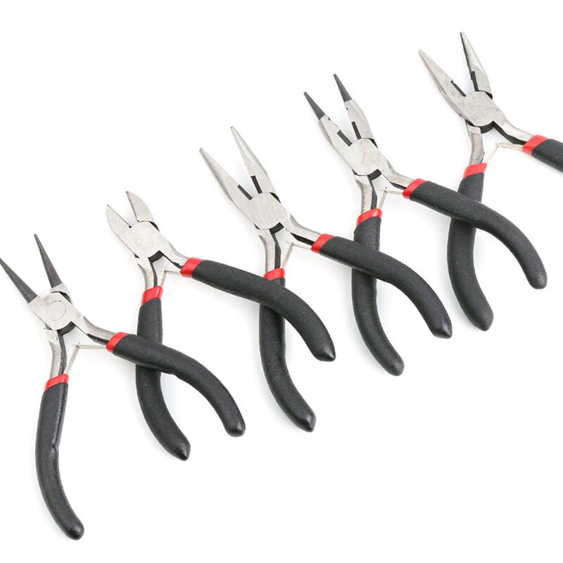 Diagonale Zangen Schmuck Reparatur Werkzeug Bausatz Runde Nase Zange Nadel Zange Draht Schneider für Schmuck, sterben DIY Handgemachte Werkzeuge