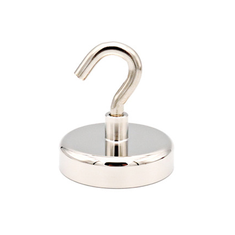 Strong Magnet Hook Sucker Hook Rotatable Sheep Eye Magnet Hook Closed Magnet Hook Neodymium Magnet Hook Salvage Searcher Magnet: 10PCS / D10