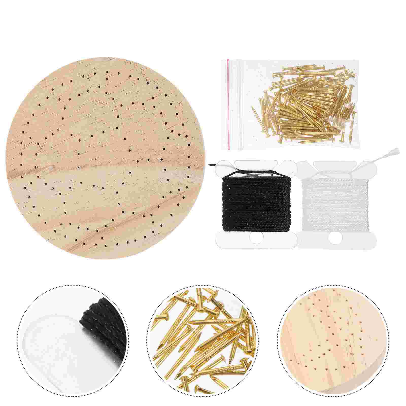 1 Set DIY String Art Craft Kit Nail String Painting Material