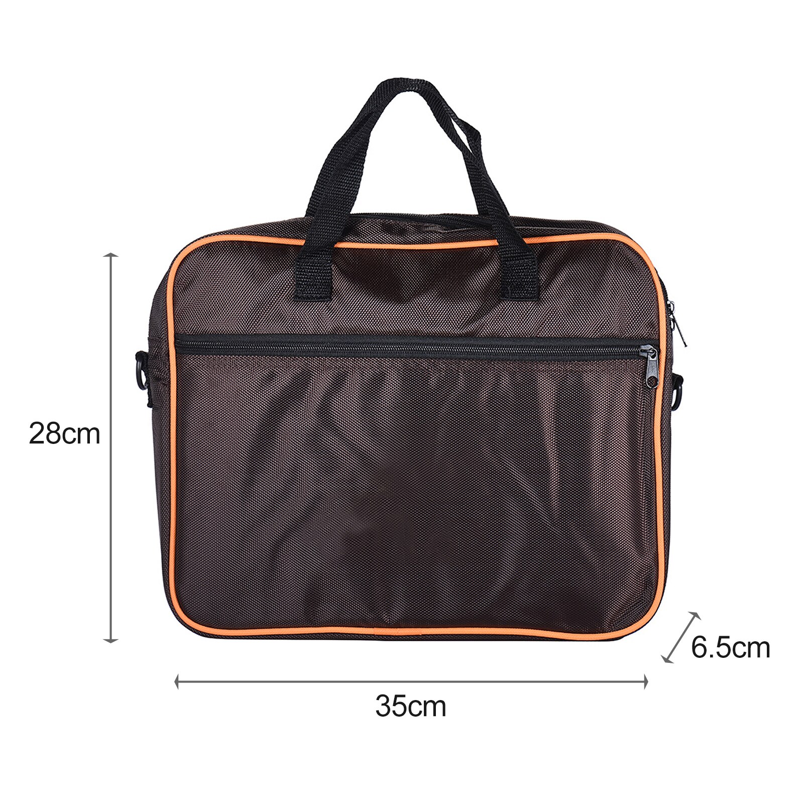 ammoon Compact Travel Flat Box Drum Carry Bag Handbag Flat Hand Drum Case with Shoulder Strap