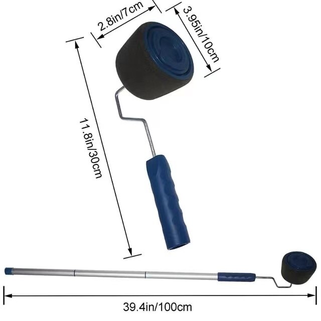 6Pcs Multifunctional Paint Runner Pro Roller Brush Tool Set Paint Roller Set Room Wall Painting Brushe Set Home Repack Tool