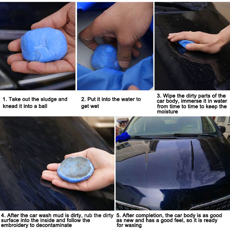 Spot Car Washing Clay Car Cleaning Clay Bar Detailing Cleaning Tool Auto Clean Handheld Sludge Mud M8617