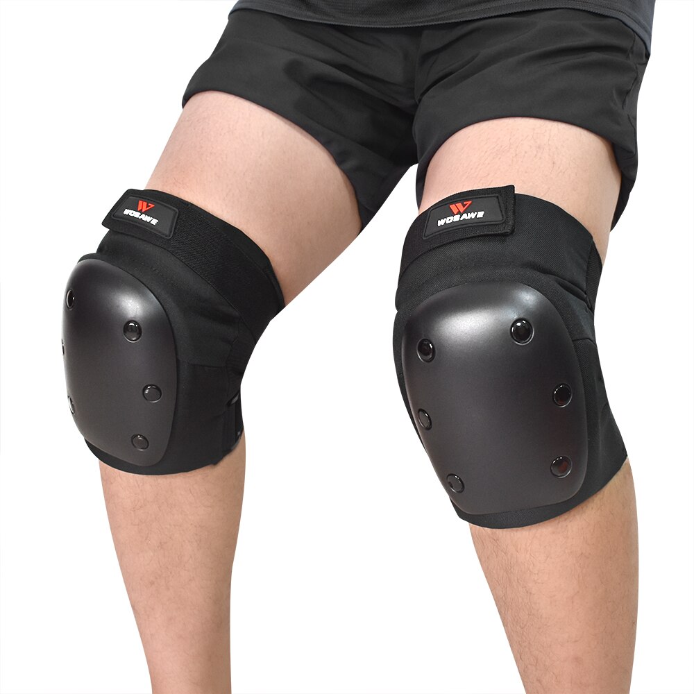 Wosawe Volwassen Fietsen Back Bescherming Vest Ourdoor Sport Vest Elleboog Knie Bescherming Riding Fiets Back-Bescherming Apparatuur: ML307-HX knee pads