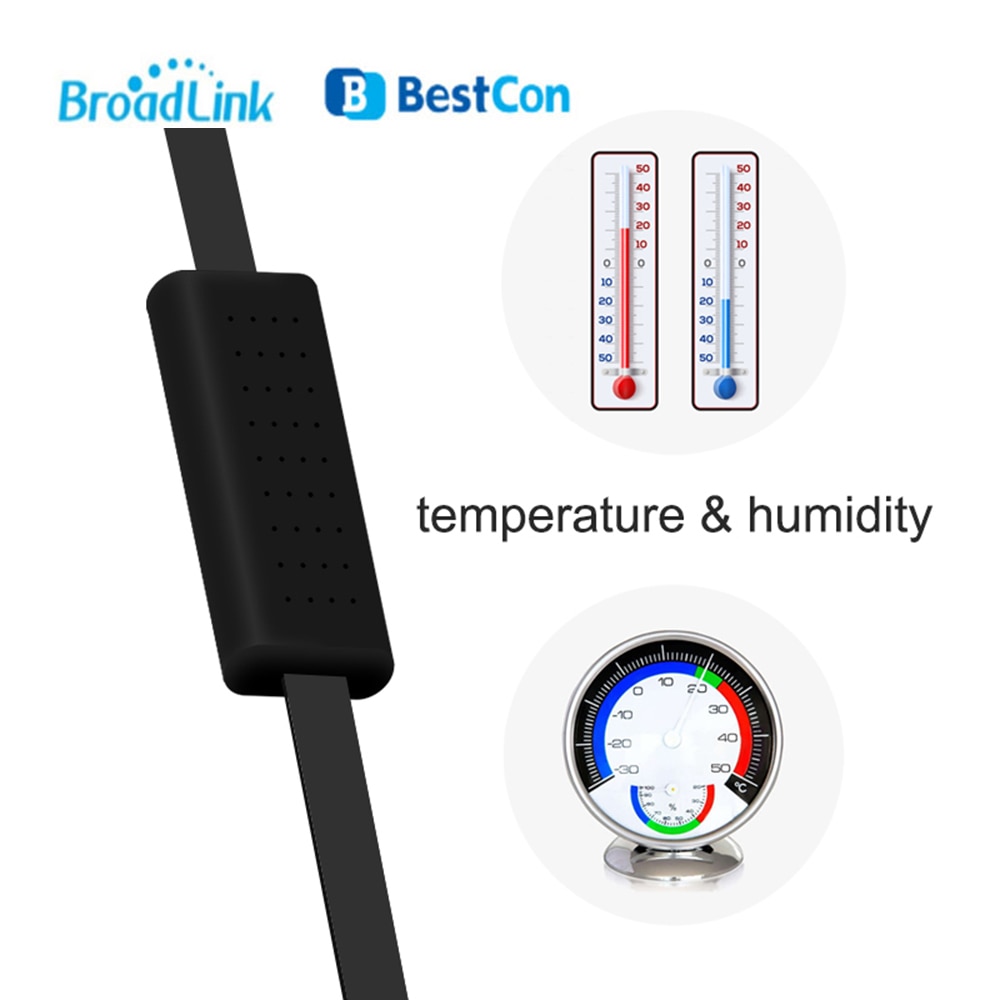 Broadlink HTS2 Usb-poort Tempetature Vochtigheid Sensor Detector Werkt Met RM4 Pro Universal Smart Remote