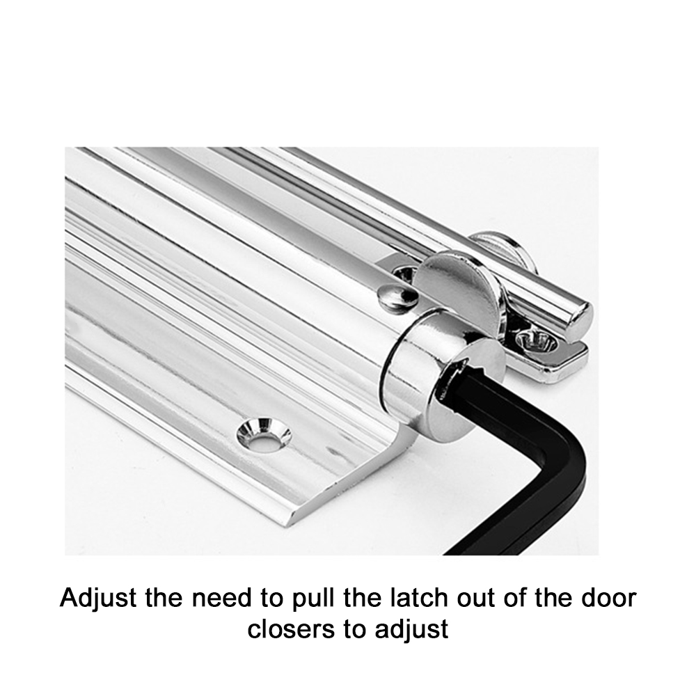 Adjustable Door Closer Stainless Steel Automatic Spring Latch Hinge For Home Office Fire Rated Door Furniture Hardware