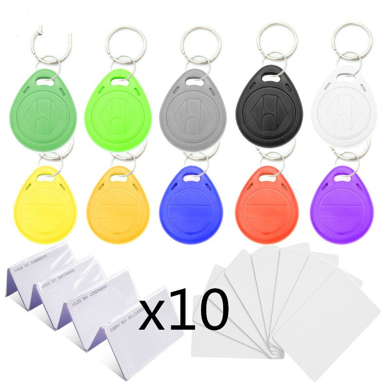 Portable Control Smart Card Reader EM4305 keychains 125KHz ard Reader For Door Access Proximity Sensor Card Reader: Blue