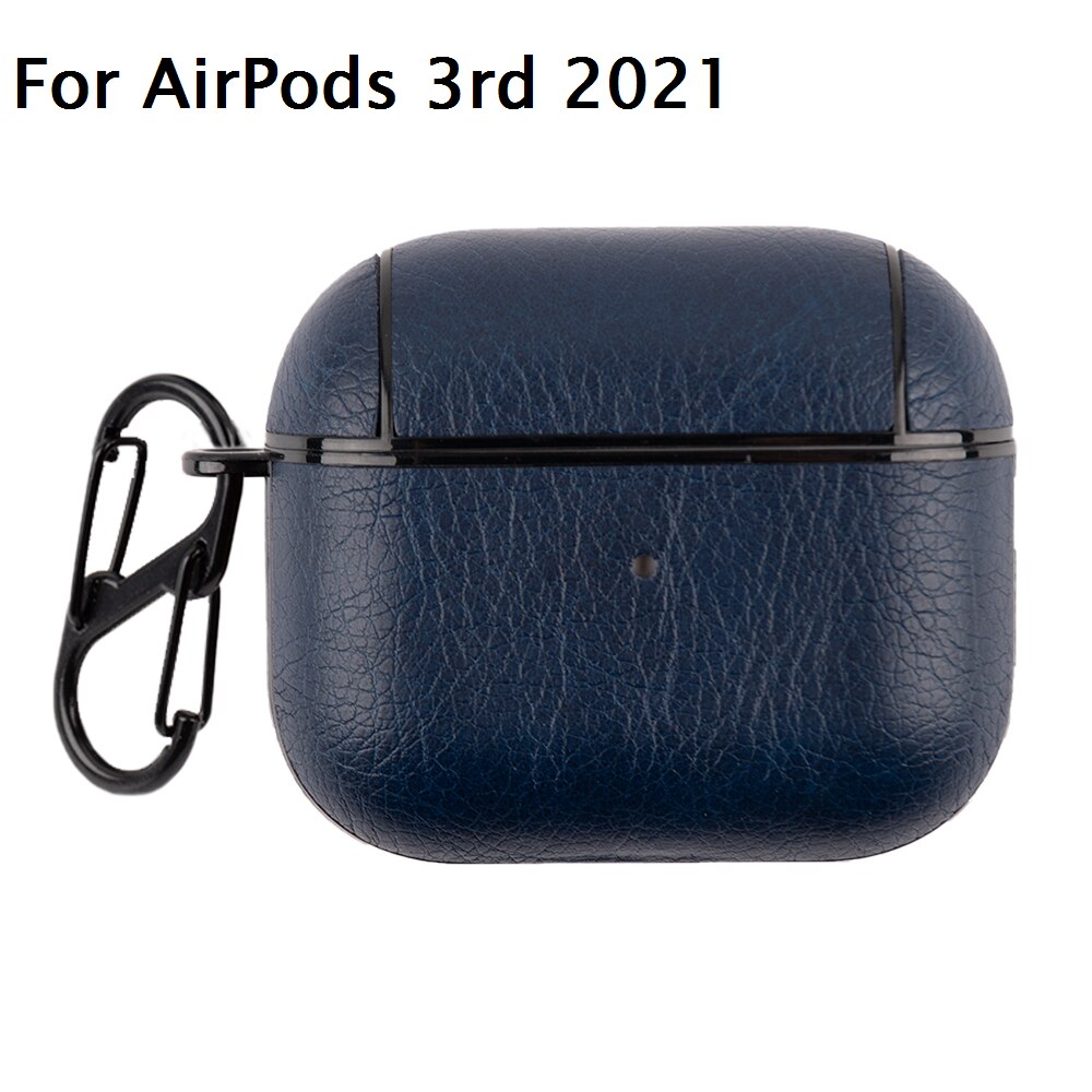 Pentru apple airpods pro 3 husă din piele pentru căști husă rezistentă la șocuri pentru airpods 3 2 1 cutie de încărcare pentru căști wiilress stil business: P5 pentru airpod-uri 3
