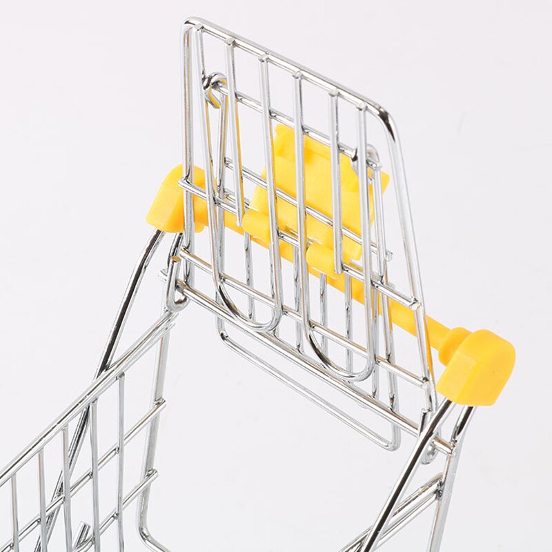 Mini carritos de compras de juguete pequeño animal, carrito de mano de supermercado, carrito de compras, estante de almacenamiento para el hogar