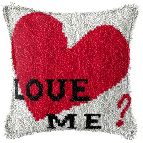 DIY Dinosaur Latch Hook Pillow Kit - 43x43cm Crochet Embroidery Craft For Beginners