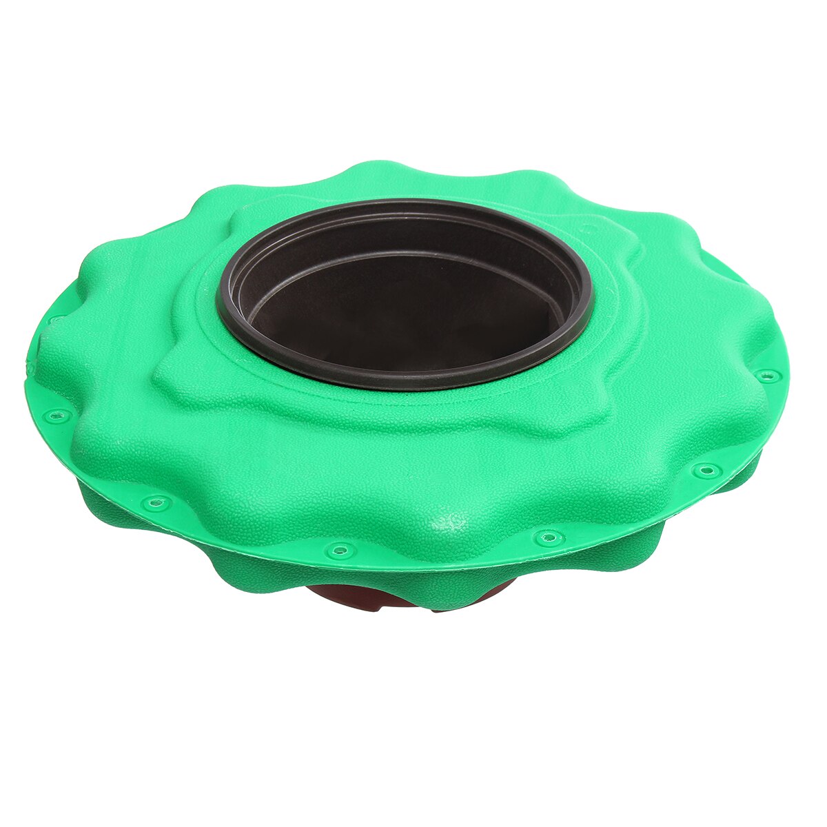 Round 148mm Green Floating Pond Plant Island Pot Basket For Garden Fish Pond Landscapes