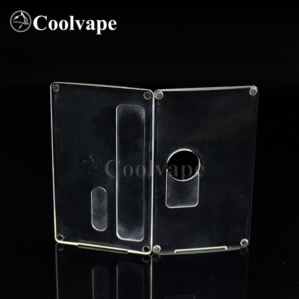 coolvape sxk BB box Clear Acrylic panels/doors Frosted Luminous green for Billet box V4 Bantam Box mod