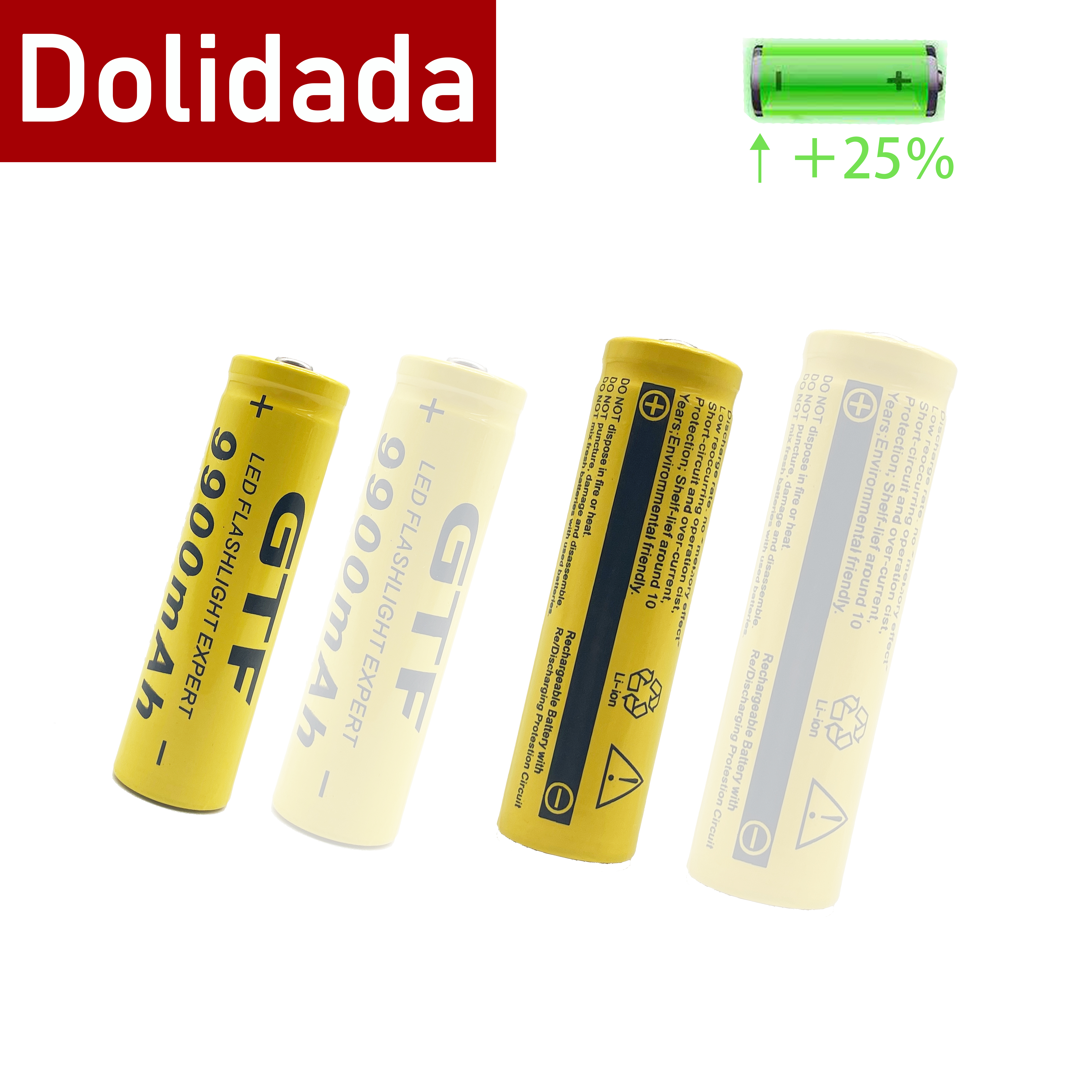 TR 18650 battery 3.7V 9900mAh rechargeable battery Li-Ion pour LED flashlight