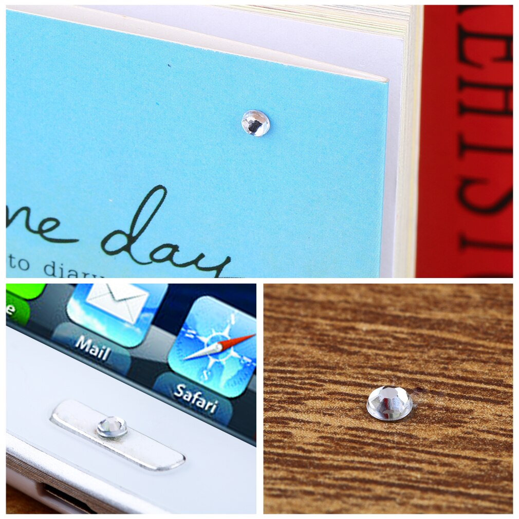 1Pcs 3Mm Diy Kunstmatige Diamonds Decoratie Sticker Prachtige Craftmaking Voor Auto Mobile Nail Bril Schoenen Tas