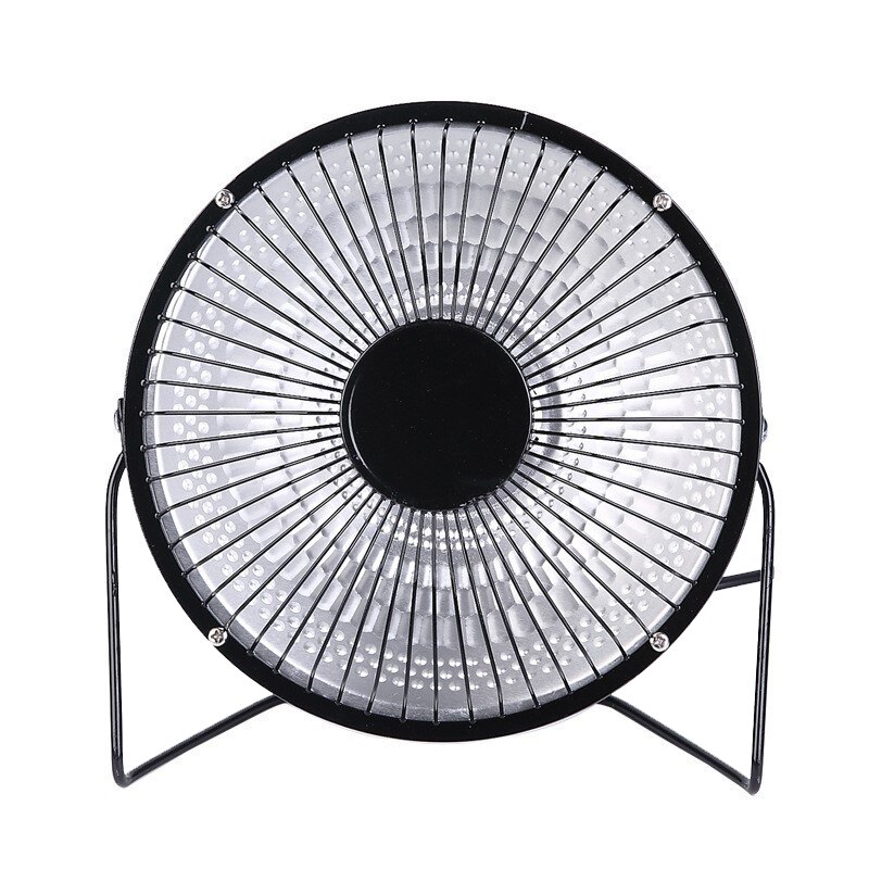 4inch 6inch 220V Portable Electric Air Heater Warm Fan Home Heater Infrared Desktop for Winter Household Bathroom: Black 6inch