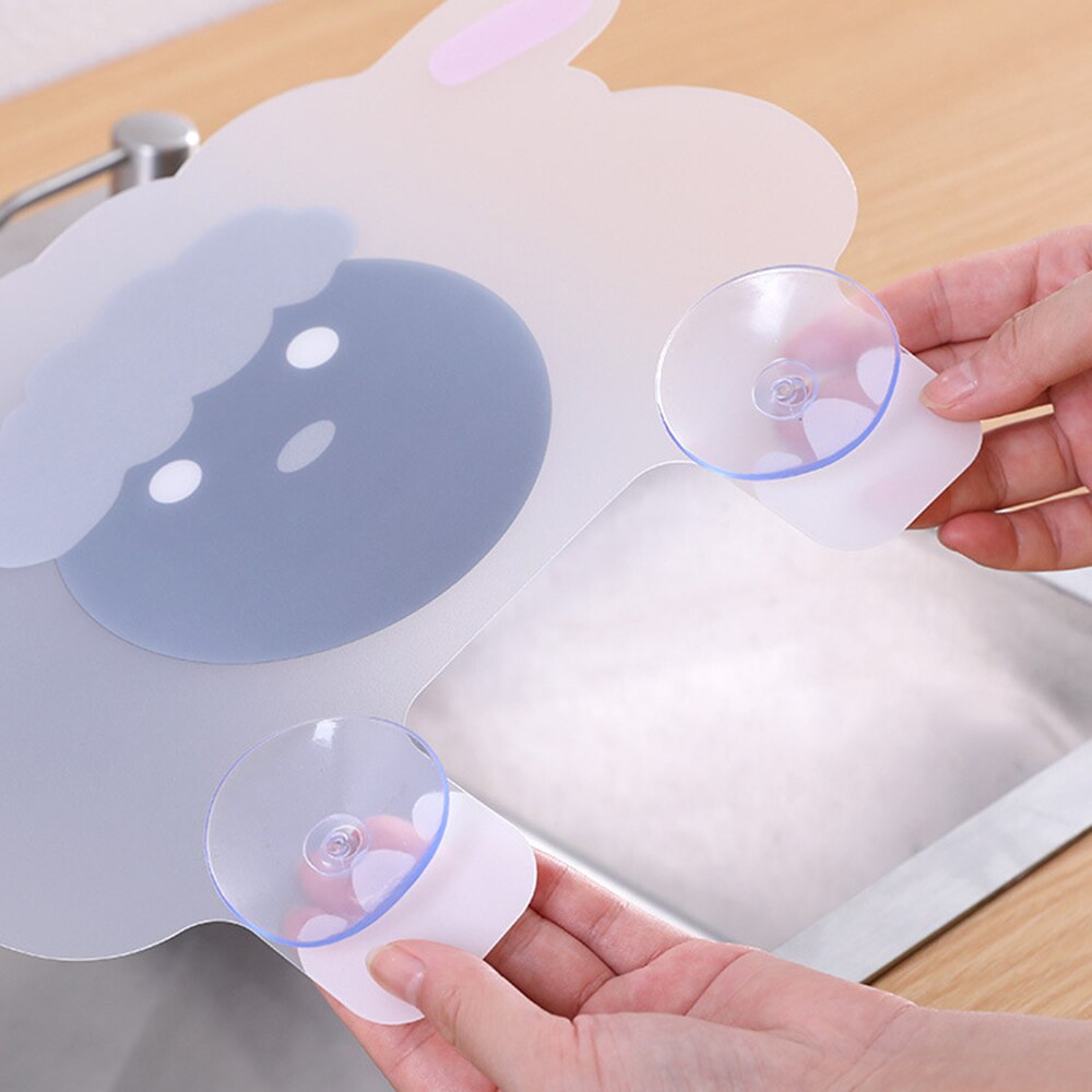 Leuke Water Splash Proof Water Zwembad Baffle Keuken Creatieve Cartoon Waterkerende Plaat Splash Olie Baffle