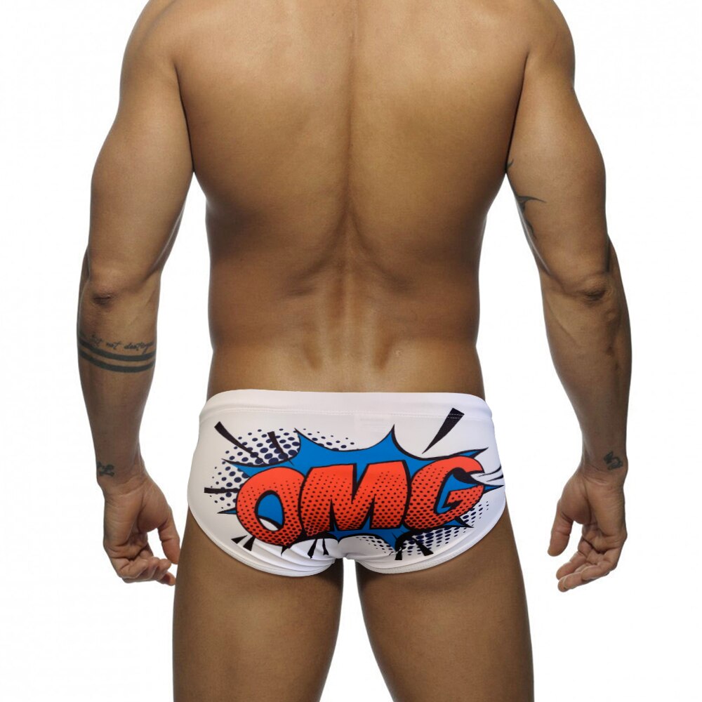 Zomer Badpak Sexy Mannen Lage Taille Badmode Pad Push Up Zwemslips Mode Mannelijke Bikini Strand Sport Surfen Zwembroek