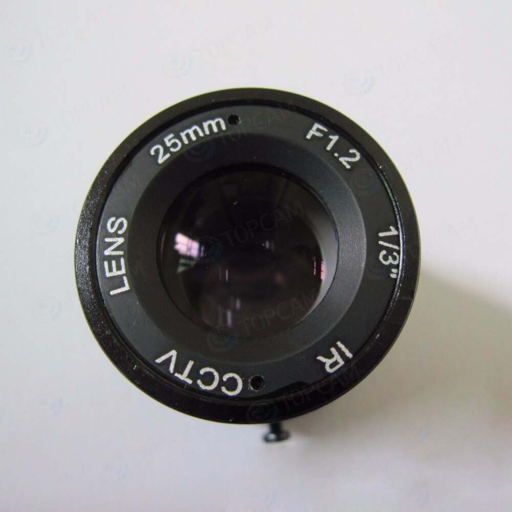 CCTV Lens 25mm F1.2 1/3'' IR CCTV Security Outdoor Camera