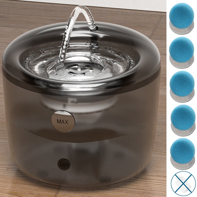 Nowy inteligentny kot fontanna robić picia filtr automatyczny dozownik robić wody w obiegu 1.6L automatyczny czujnik podajnik robić napojów: A01-Filter X5