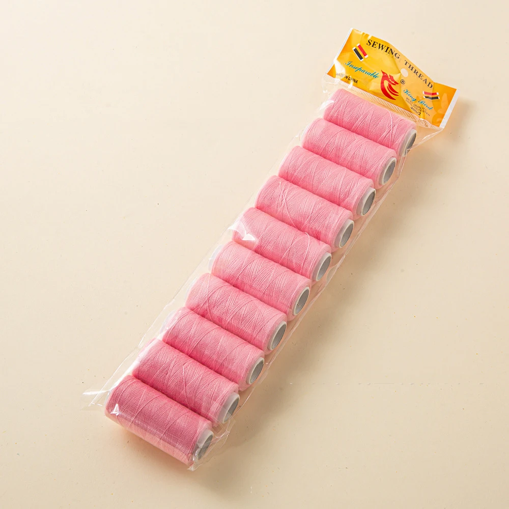 10Pcs Sewing Thread Hand Sewing String Spool for Embroidery and Sewing Machine DIY Embroidery Thread 200 Yards Each: LlAVENdeR