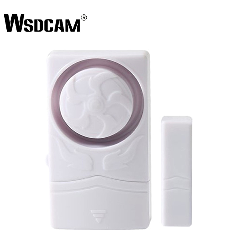 Wsdcam Door and Window Alarm for Home Antitheft Alarm Systems Magnetic Sensor Time Delay Alarm Loud 110 dB Home Protection Kit