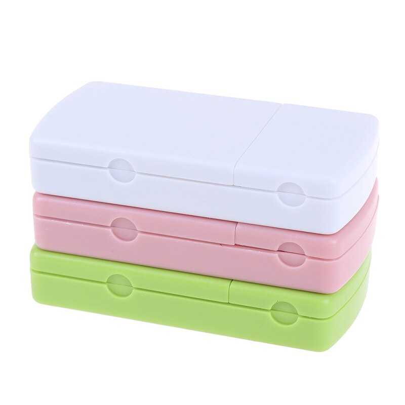 Boîte de coupe-pilule médecine broyeur broyeur séparateur tablette Cutter diviseur mallette de rangement porte-pilule coupe comprimés aléatoire 1 pièces