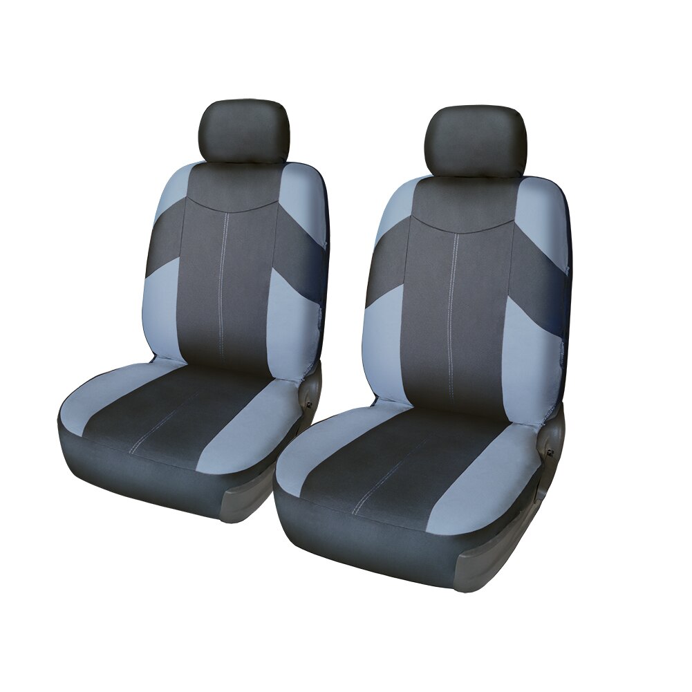 Universal Auto Sitzbezüge Vollen Satz Vorne Mesh Tuch für Lkw Limousine Innen 9 stücke Dekoration Zubehör Automobil Protektoren: Grey fronts