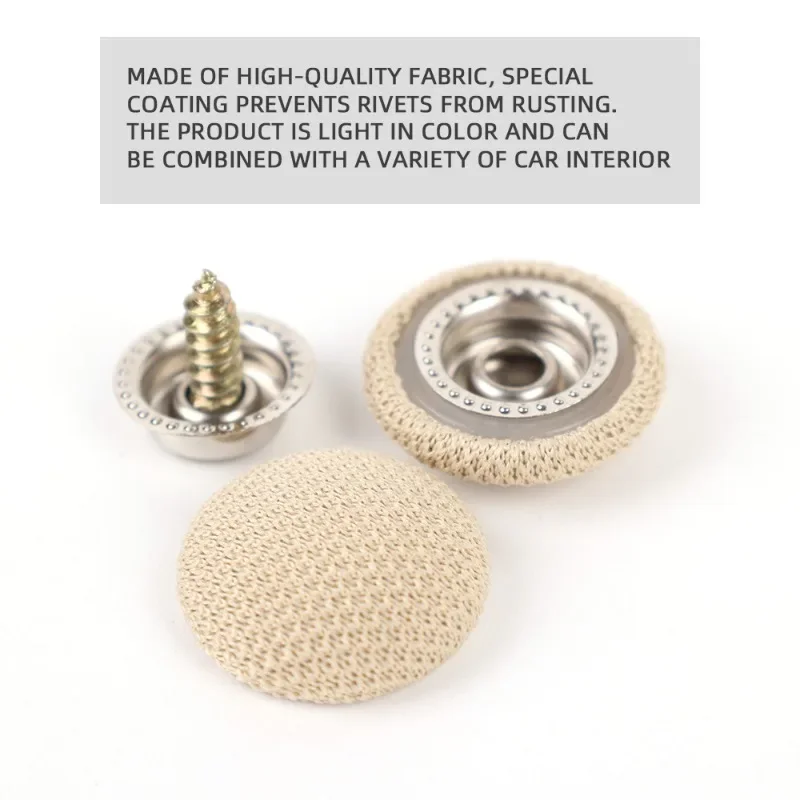 30/60 Stuks Auto-interieur Dak Gespen Hemel Plafond Doek Bevestigingsschroef Zorg Stof Gesp Klinknagels Retainer Cap reparatie Automotive