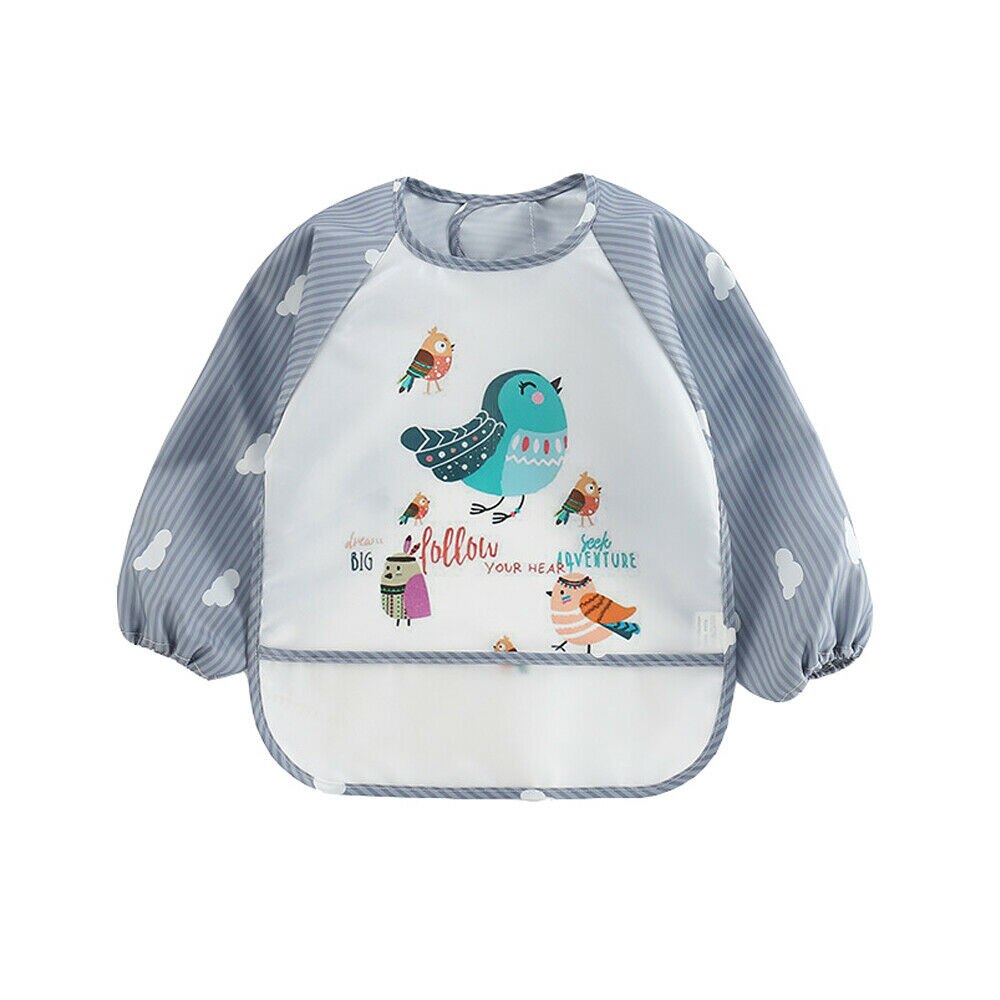 Schilderen Waterdicht Anti Slijtage Kinderen Schort Bib Burp Doeken Schattige Dieren Kostuum Kiel Kids Craft Blouse: B